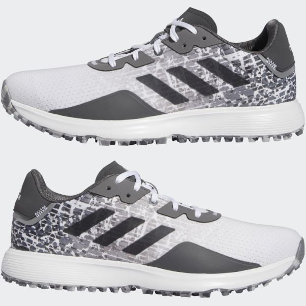 Chaussure De Golf Adidas S2g Sans Crampons Blanche