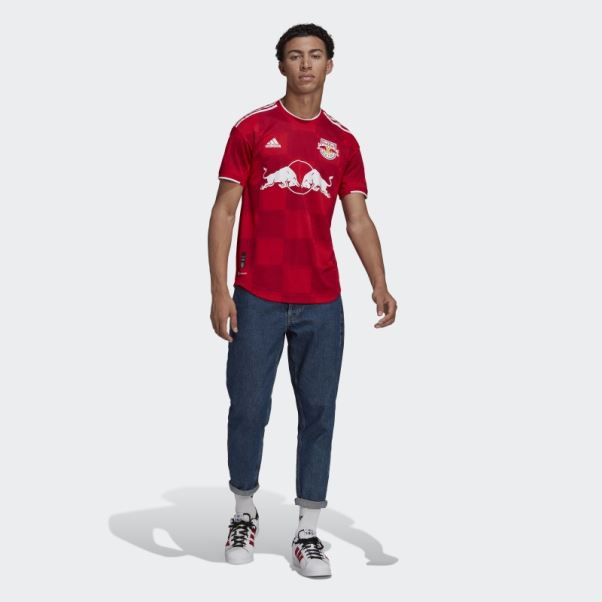 Adidas Maillot New York Red Bulls 22/23 Away Authentique Rouge