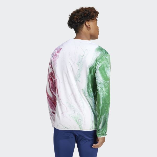 Italie Haut Chaud Pré-match Vert Adidas