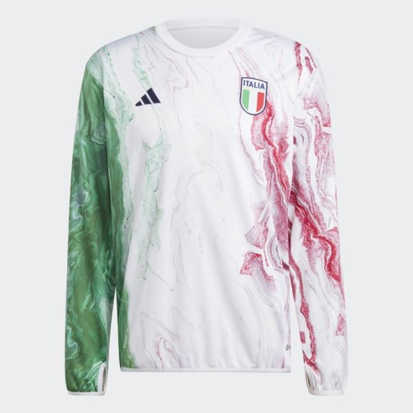 Italie Haut Chaud Pré-match Vert Adidas