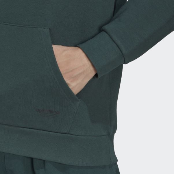 Sweat à Capuche Adidas Graphics Campus Vert Minéral