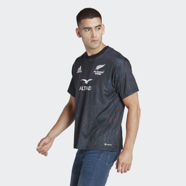Adidas Maillot Domicile All Blacks Sevens (non Genré) Noir