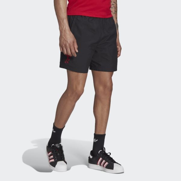 Short Manchester United Adn Downtime Noir Adidas