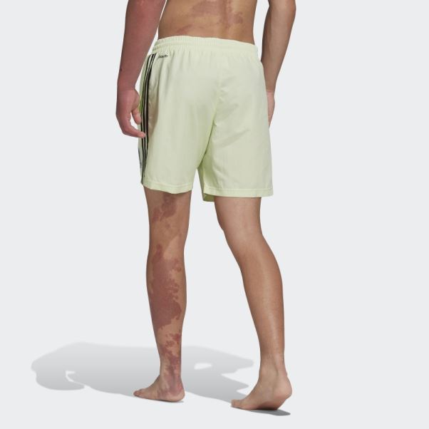 Short De Bain Adidas Graphique Stoked Fish Citron Vert