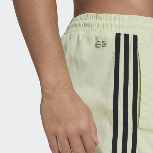 Short De Bain Adidas Graphique Stoked Fish Citron Vert