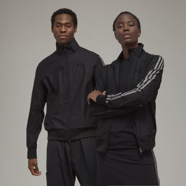 Adidas Y-3 3-stripes Haut De Survêtement En Laine Raffinée Chaud