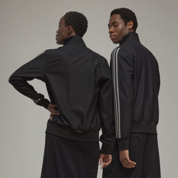 Adidas Y-3 3-stripes Haut De Survêtement En Laine Raffinée Chaud