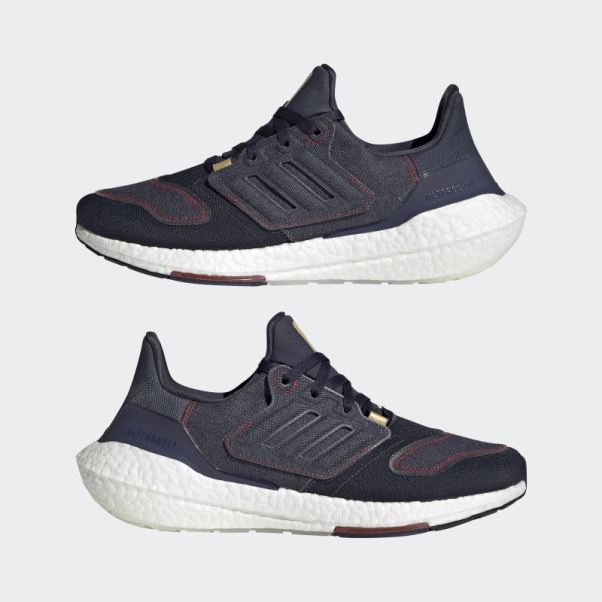 Adidas Ultraboost 22 Chaussures De Course Bleu Marine