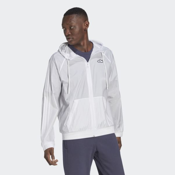 Coupe Vent Adidas Blanc