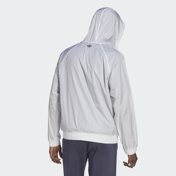 Coupe Vent Adidas Blanc