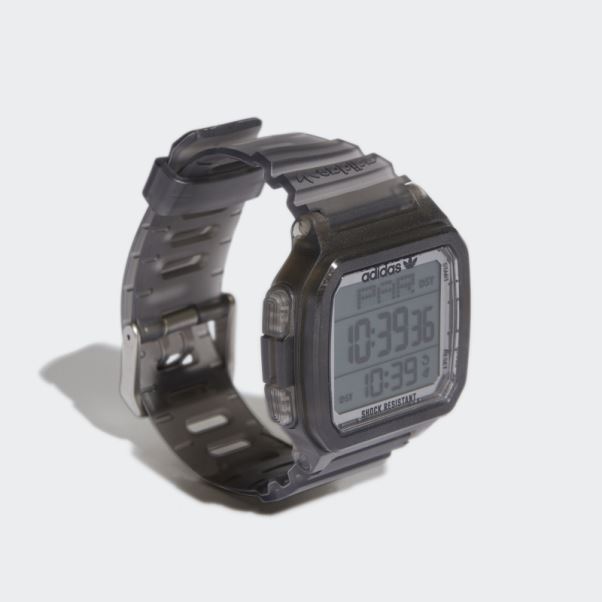 Montre Adidas Digital One Gmt R Transparente