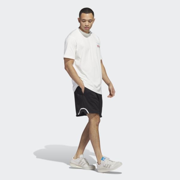 Short De Basketball Adidas Noir