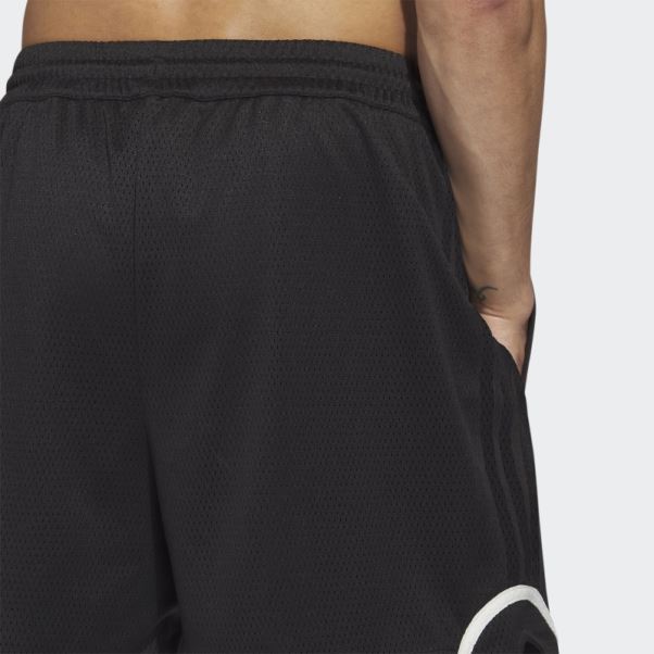 Short De Basketball Adidas Noir