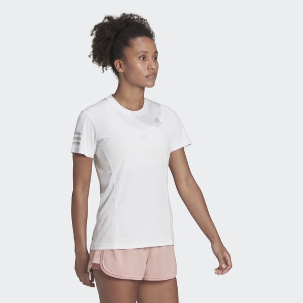 T-shirt De Tennis Adidas Club Blanc
