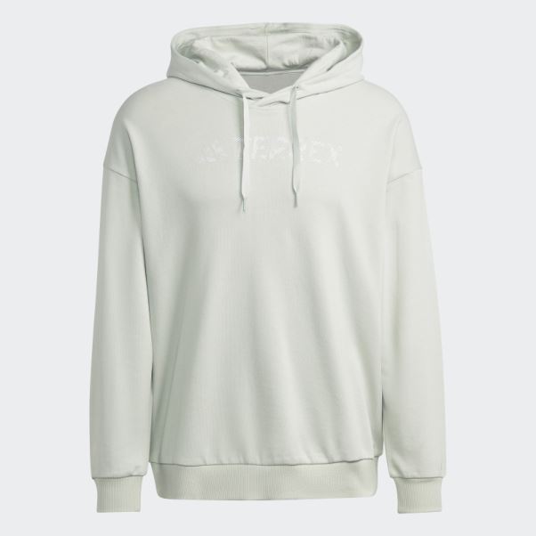 Sweat à Capuche Avec Grand Logo Terrex (non Genré) Adidas Vert