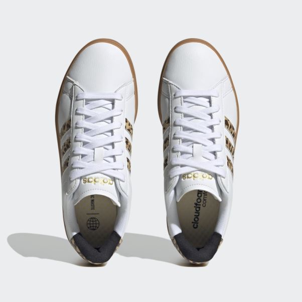 Adidas Grand Court Cloudfoam Lifestyle Court Confort Chaussures Noir