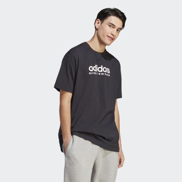 T-shirt Graphique Adidas All Szn Noir
