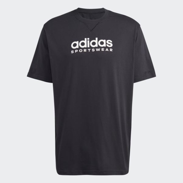 T-shirt Graphique Adidas All Szn Noir
