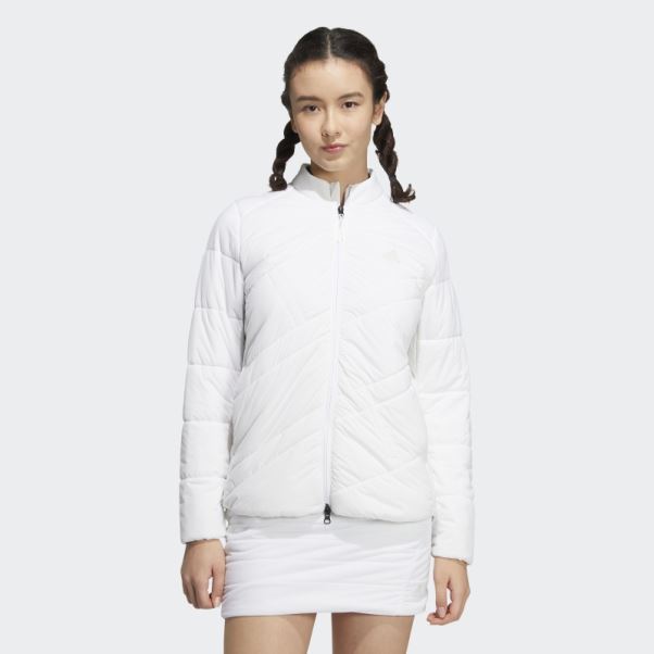 Wind.rdy Veste Matelassée Manches Longues Adidas Blanc