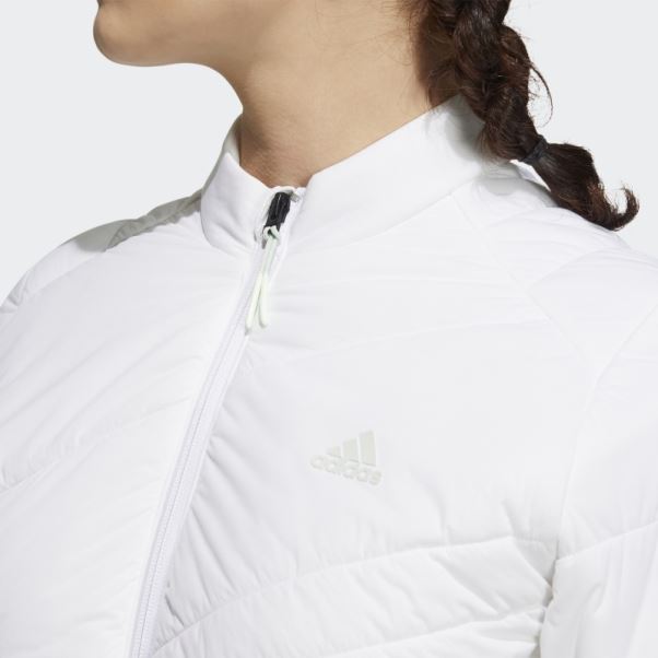 Wind.rdy Veste Matelassée Manches Longues Adidas Blanc