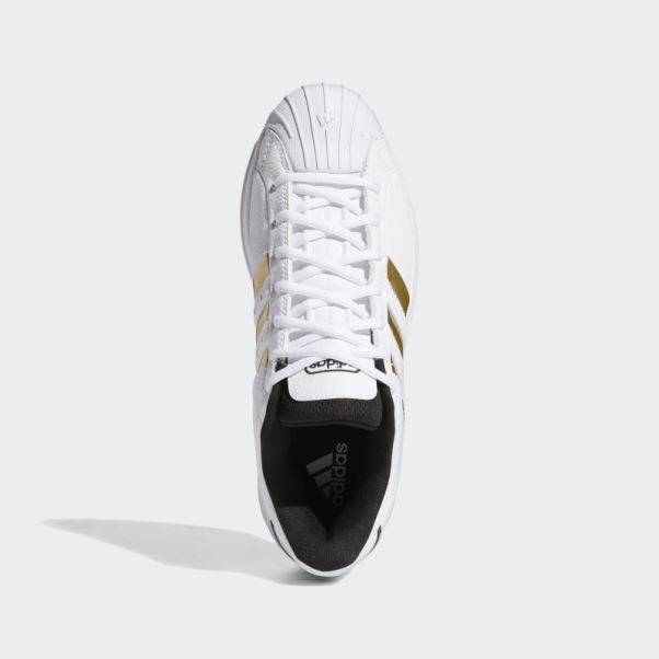 Adidas Pro Model 2g Low Chaussures Or Métallique