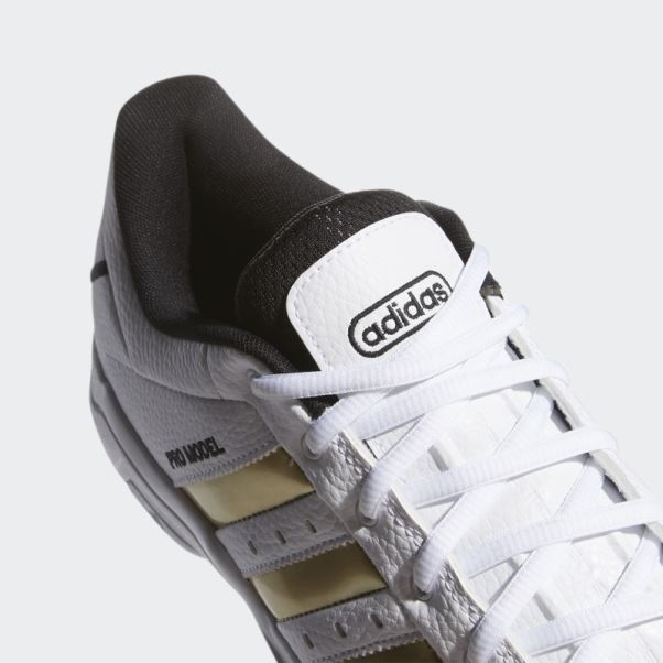 Adidas Pro Model 2g Low Chaussures Or Métallique