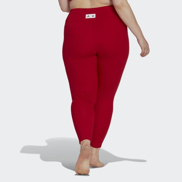 Legging Adidas Thebe Magugu 7/8 Studio Rouge (grande Taille)