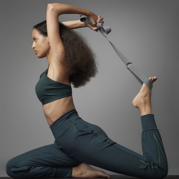 Pantalon De Yoga Authentique équilibre Vert Adidas Mode