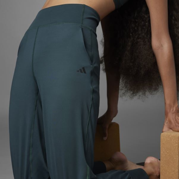 Pantalon De Yoga Authentique Balance Adidas Vert