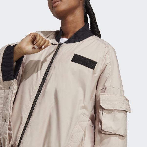 Adidas X Parley Blouson Aviateur Taupe