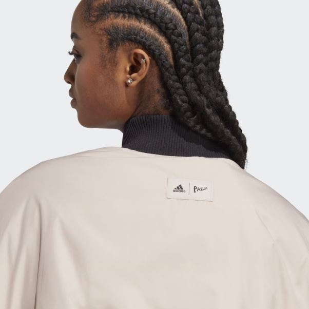 Adidas X Parley Blouson Aviateur Taupe