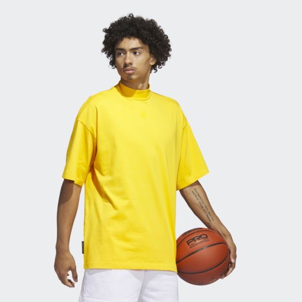Harden Travel Tee Jaune Adidas