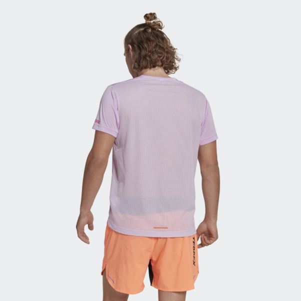 T-shirt Adidas Terrex Agravic Lilas