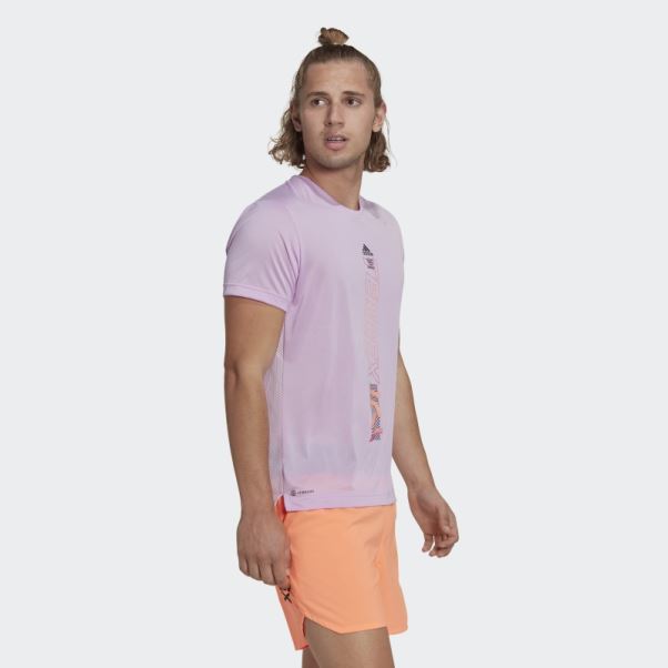 T-shirt Adidas Terrex Agravic Lilas