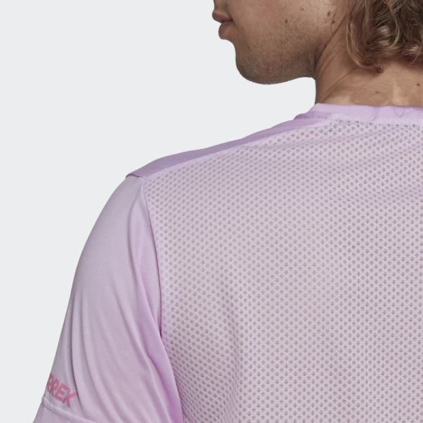 T-shirt Adidas Terrex Agravic Lilas