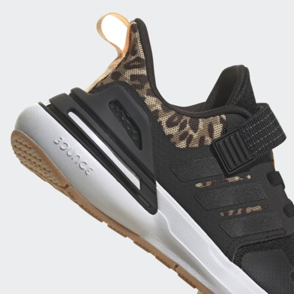 Rapidasport Bounce Elastic Lace Top Strap Chaussures Noir Adidas