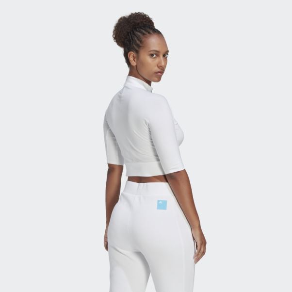 T-shirt Slim Fit Mission Victoire Blanc Adidas