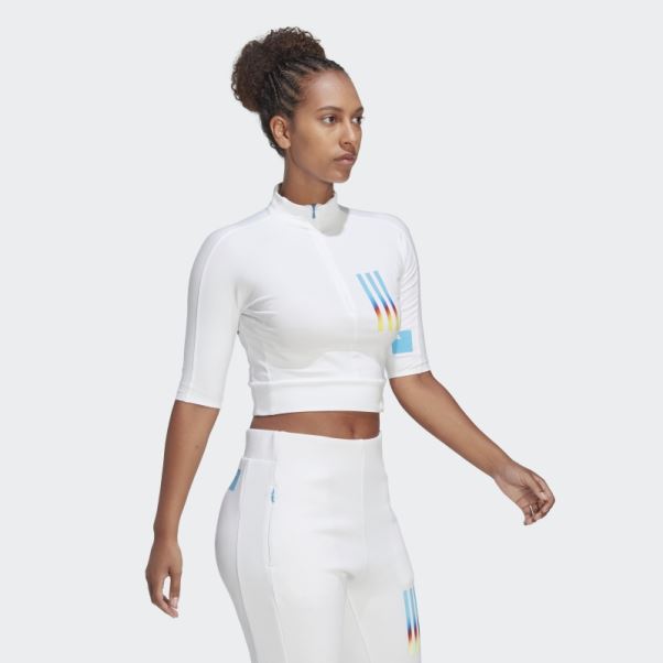 T-shirt Slim Fit Mission Victoire Blanc Adidas
