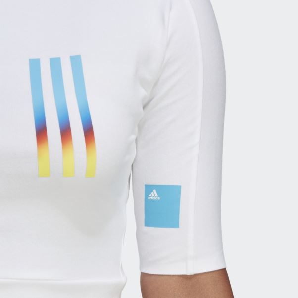 T-shirt Slim Fit Mission Victoire Blanc Adidas