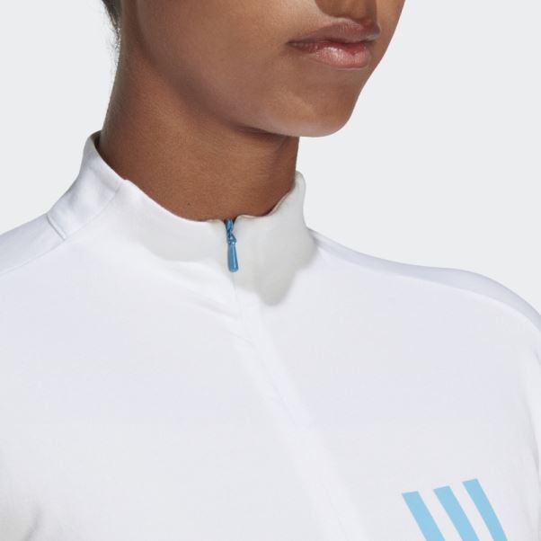 T-shirt Slim Fit Mission Victoire Blanc Adidas