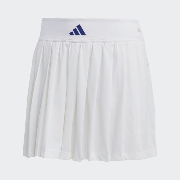 Jupe Plissée Clubhouse Premium Classic Tennis Blanc Adidas