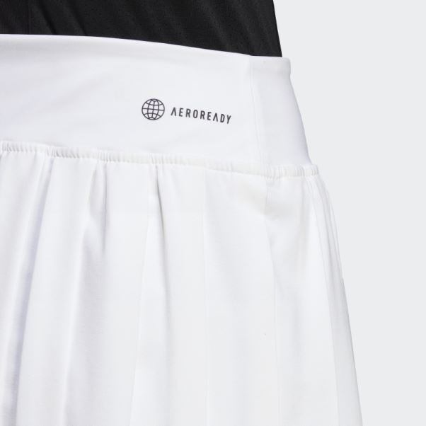 Jupe Plissée Clubhouse Premium Classic Tennis Blanc Adidas