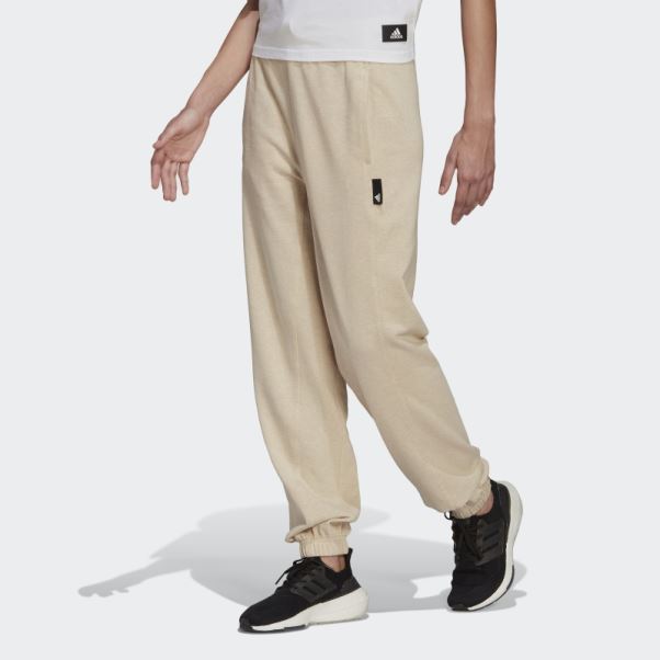 Adidas Sportswear Studio Lounge été Pantalon Beige Mel