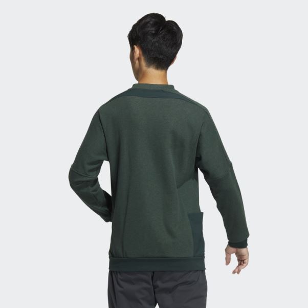 Sweat Adidas Go-to Crew Vert Mel