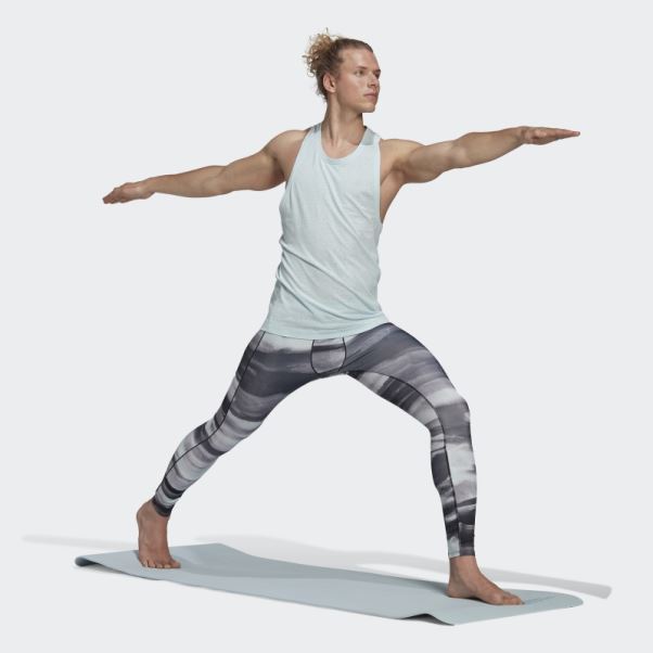 Collants D'entraînement De Yoga Imprimés Multicolores Adidas