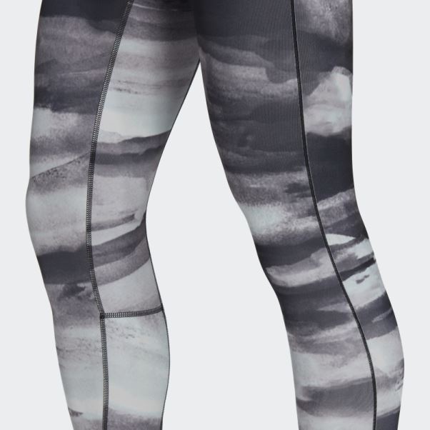 Collants D'entraînement De Yoga Imprimés Multicolores Adidas