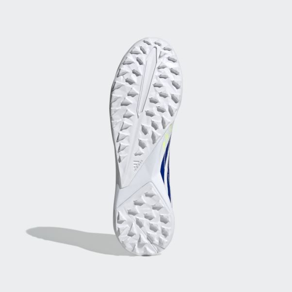 Predator Edge.3 Chaussures De Football Sans Lacets Pour Gazon Adidas Blanc