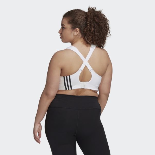 Soutien-gorge à Maintien élevé Adidas Tlrd Impact Training (taille Plus) Fashion Blanc
