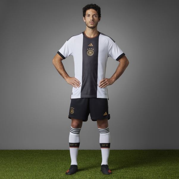 Maillot Adidas Allemagne 22 Home Authentique Blanc