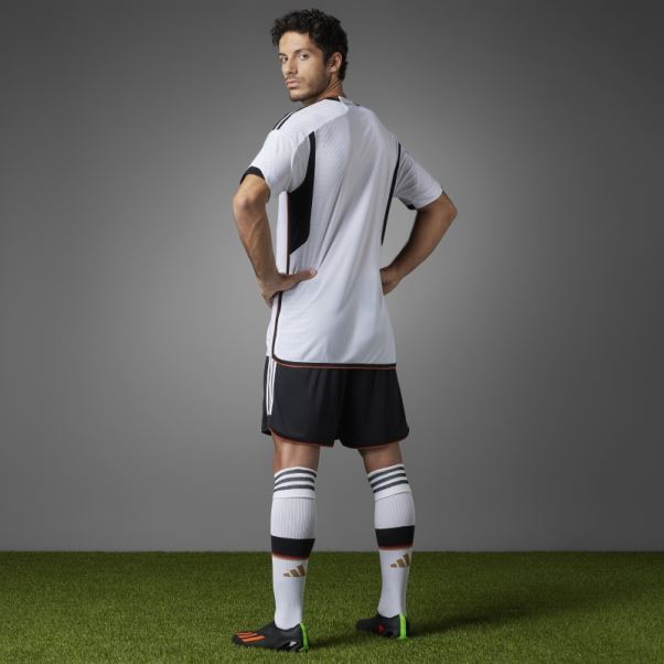 Maillot Adidas Allemagne 22 Home Authentique Blanc
